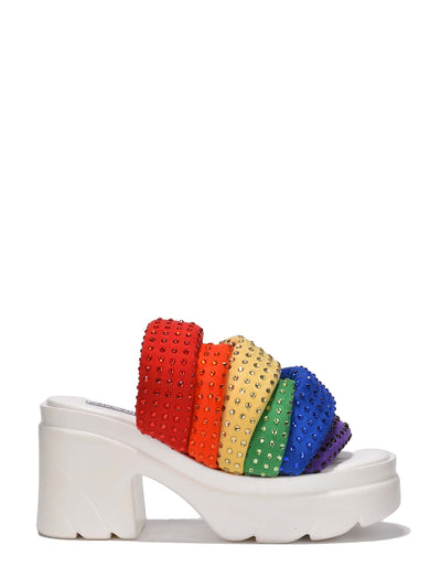 Strut in Style with Chunky Mid-Block Platform Lug Sandals