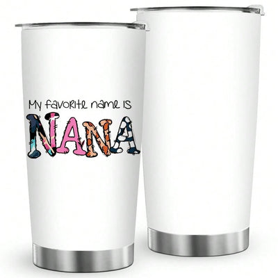 20oz Nana Blue Tumbler: Insulated Travel Mug - Perfect Gift From Grandchildren