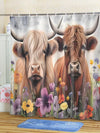 Moo-dy Décor: Animal Cow Printed Shower Curtain