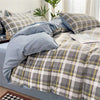 Cozy Plaid Print Duvet Cover Set - Perfect for All Seasons Bedroom Decor