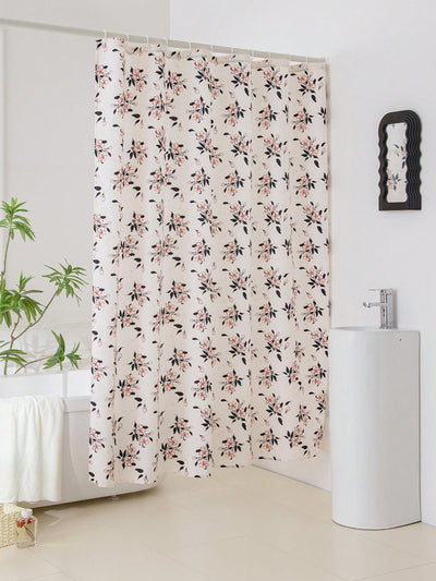 Fresh Floral Waterproof Shower Curtain: Elevate Your Bathroom Décor