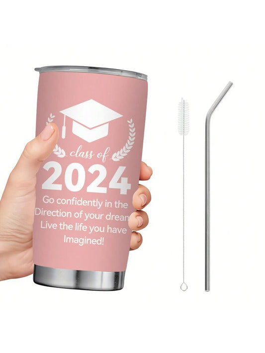 Class of 2024 Graduation Insulated Tumbler - Stay Hydrated in Style!Stay hydrated and stylish with our Class of 2024 Graduation Insulated Tumbler! With its insulated design, you can keep your drinks at the perfect temperature while showing off your graduation pride. Perfect for long days on campus or outdoor celebrations. Get yours now and stay hydrated in style!