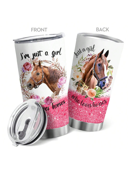 Expertly crafted for horse lovers, this 'Who Loves Horses' Insulated Tumbler keeps your coffee hot and your iced drinks cold all day long. Whether at home, in the office, or on-the-go, stay refreshed and stylish with this stainless steel coffee cup designed for both practicality and passion.