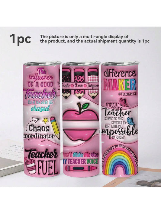 Introducing the Blessing Gift Stainless Steel Water Cup, the perfect gift for teachers! This 40oz insulated car cup features a Hope, Faith, Love theme, and includes a lid and straw for convenience. Keep drinks at the perfect temperature while showing appreciation for teachers with this thoughtful gift.