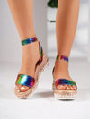 Colorful Vacation Style Wedge Sandals: Comfort and Style Combined