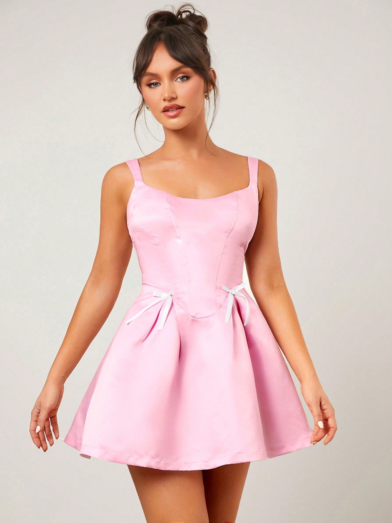 Chic & Cozy: Pink Fluffy Mini Dress for Casual Campus Vibes Canary Houze Chic & Cozy: Pink Fluffy Mini Dress for Casual Campus Vibes Canary Houze