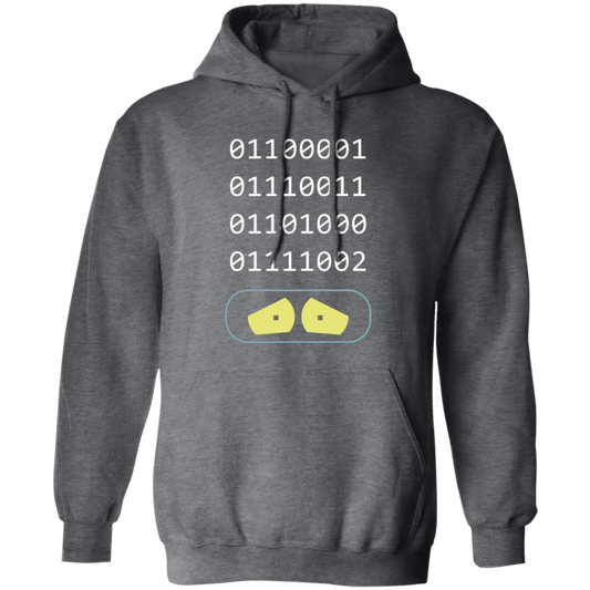 Binary Number, Love Binary, Number 0 And Number 1 Pullover Hoodie