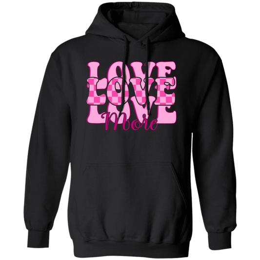 Love More, Groovy Valentine, Groovy Love, My Best Love, Valentine's Day, Trendy Valentine Pullover Hoodie