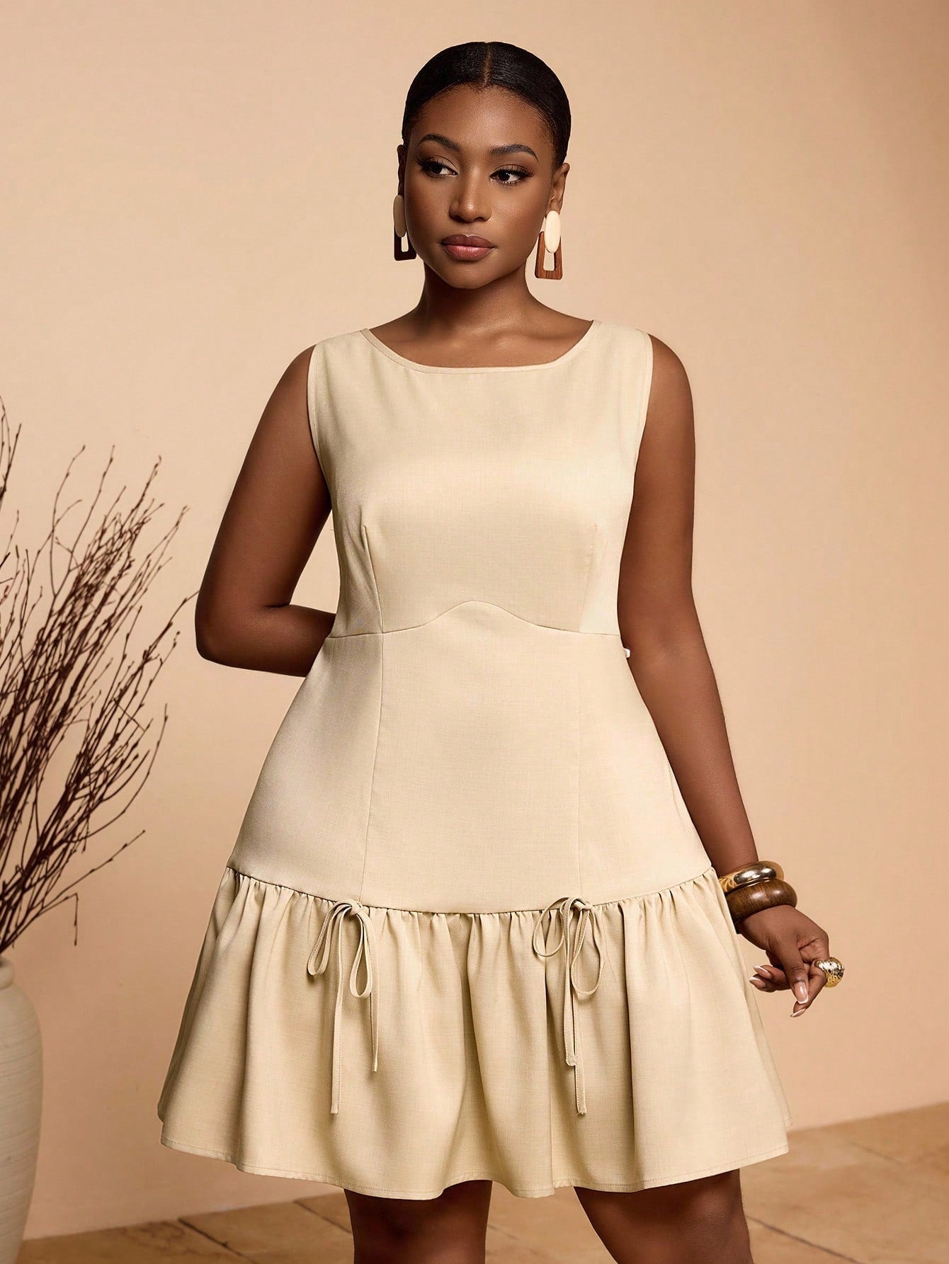sachin and babi light blue dress Drop Waist Puff Sleeve Maxi Dress