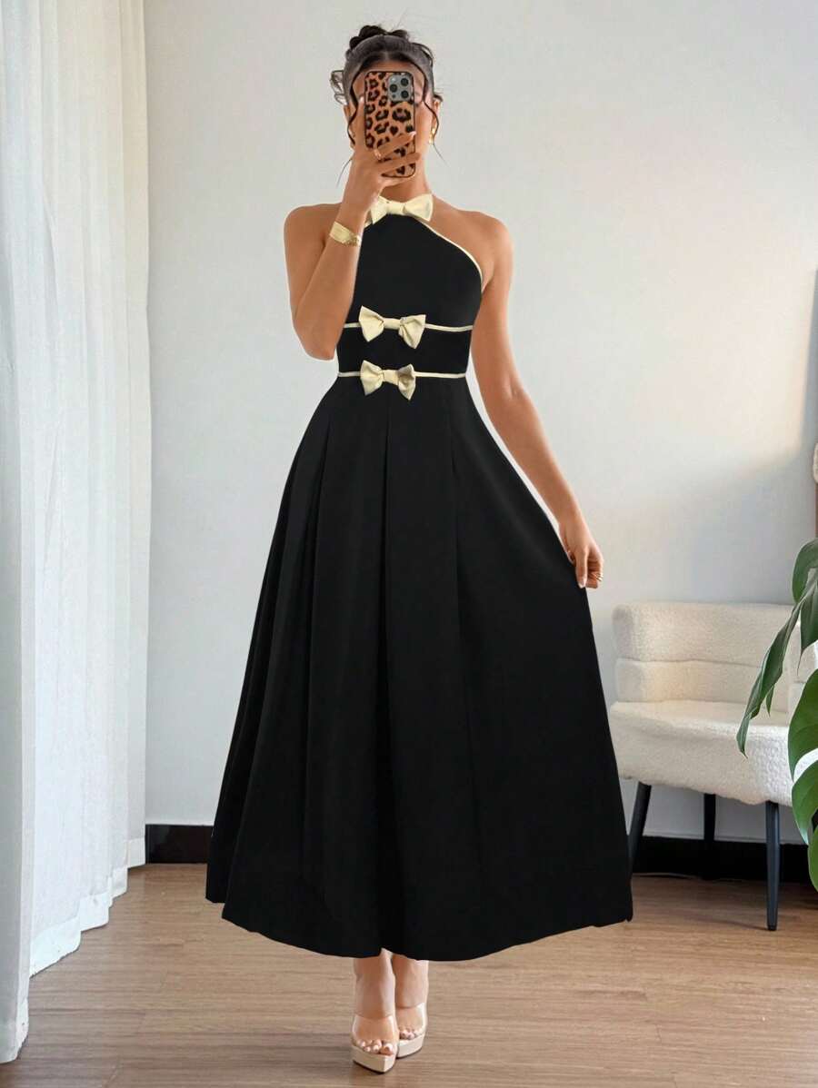 knee length dresses for ladies Womens Retro Maxi Dress in valley main image 0