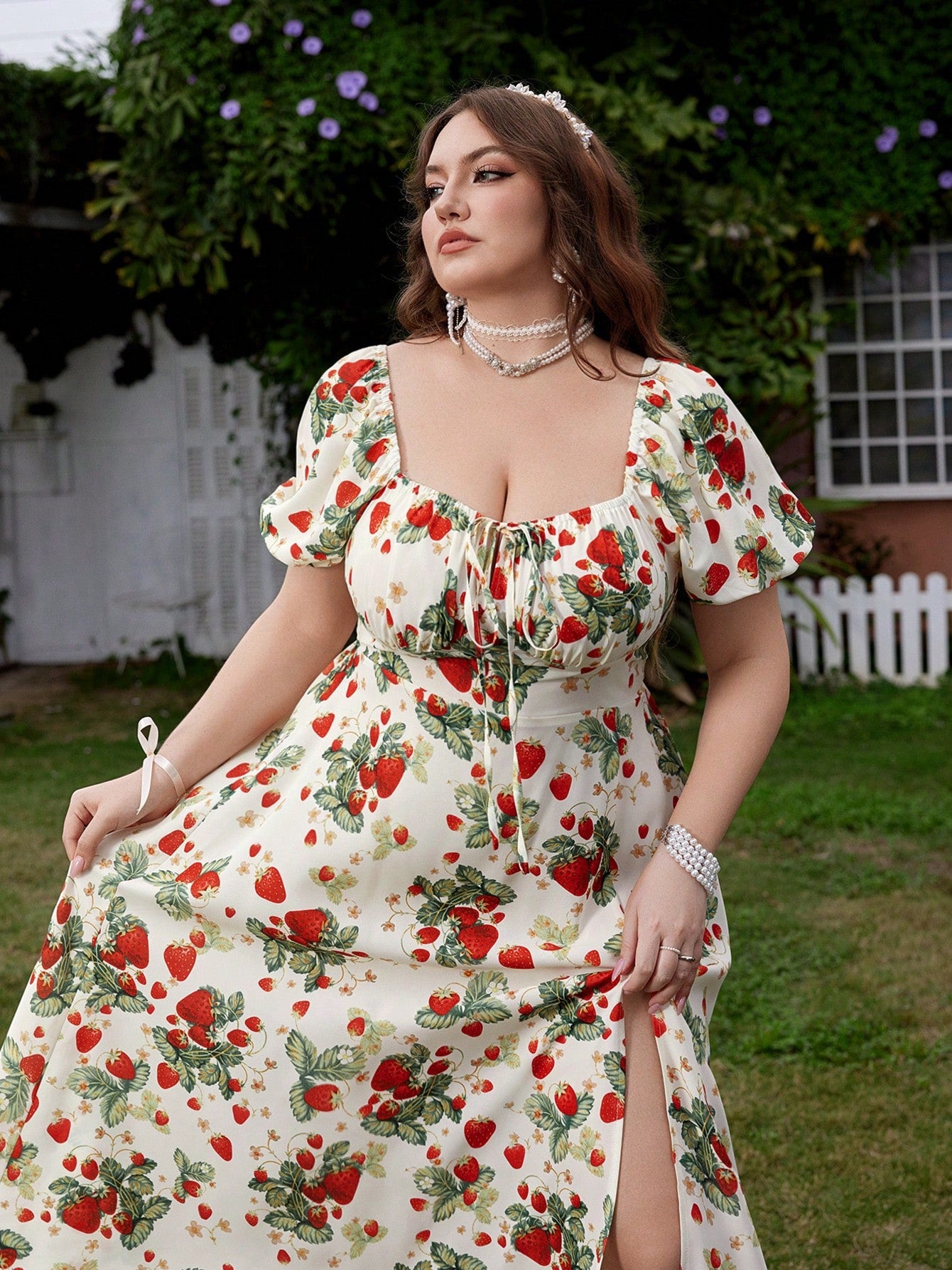 knee length dresses for ladies STRAWBERRY FIELDS DRESS main image 0