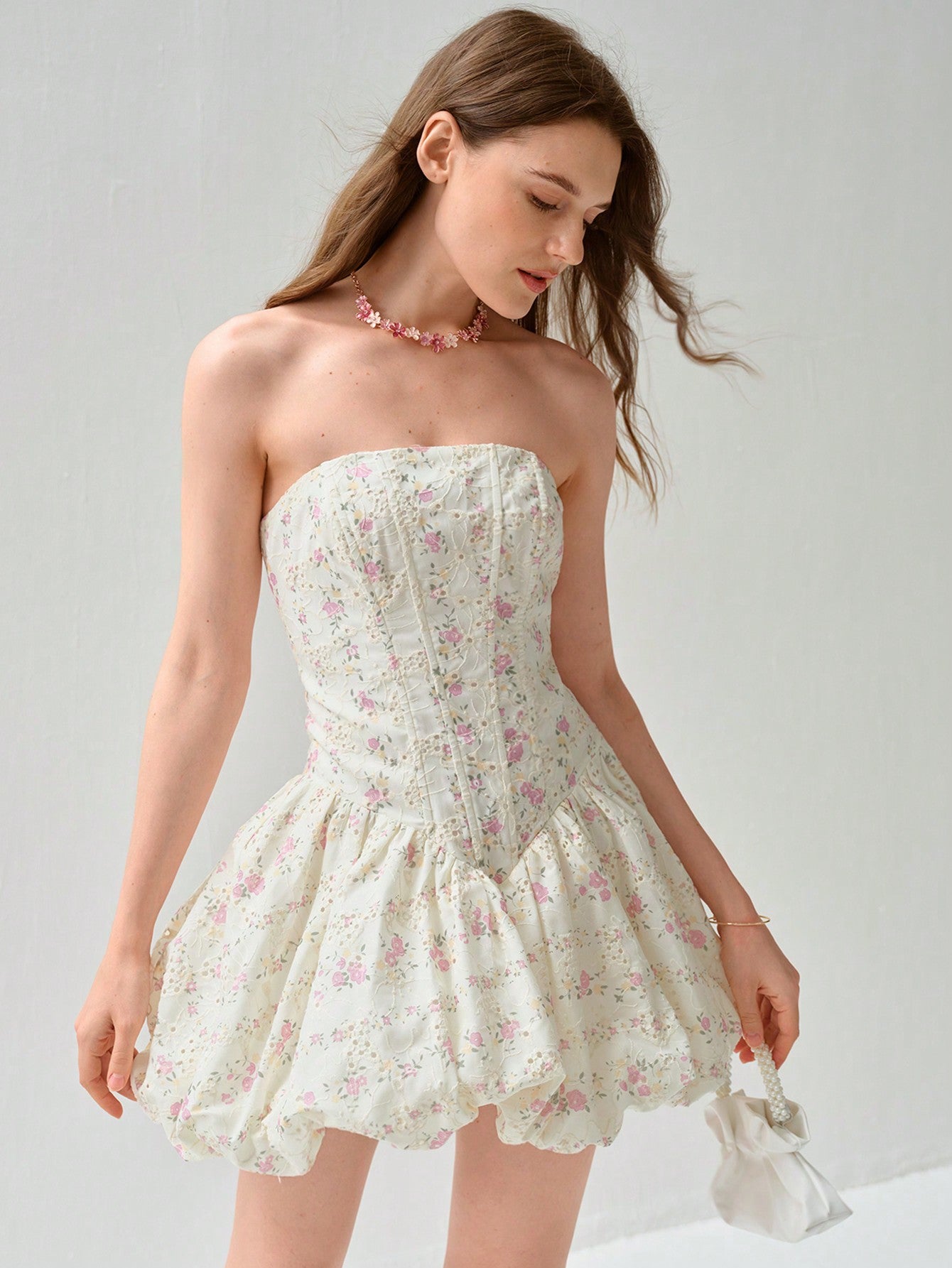 womens pink summer dress Paint it Seersucker Dress | Pink
