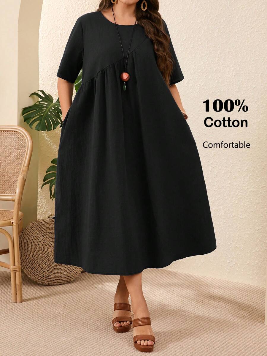 sachin and babi light blue dress Green Textured Dress - Collared Tie-Front Dress - Wrap Midi Dress main image 1