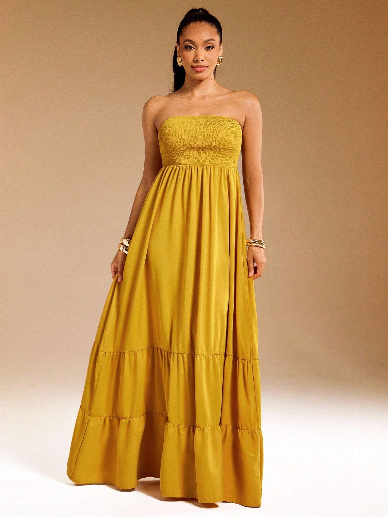 chinese dress ladies Be Mine Satin Maxi Dress main image 1