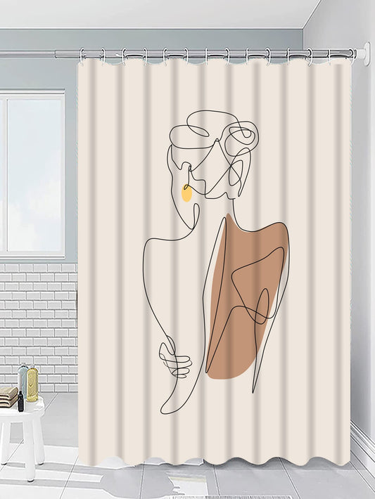 Elevate your bathroom decor with our Modern Figure Graphic <a href="https://canaryhouze.com/collections/shower-curtain" target="_blank" rel="noopener">Shower Curtain</a>. Featuring a sleek and modern design, this shower curtain will add a touch of sophistication to your bathroom. Made with high-quality materials, it will not only enhance the aesthetic of your space but also provide functionality and durability.