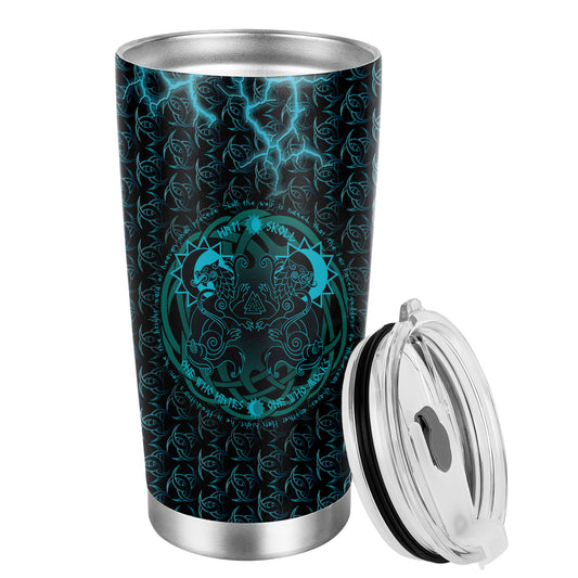 Our top-of-the-line Viking Renaissance tumbler features a 20oz double-wall stainless steel construction, insulating your drinks for up to 6 hours of hot or cold refreshment. The stylish dark art collage design adds an elegant touch, perfect for any occasion. Enjoy your favorite beverages with the preferred quality of Viking Renaissance!