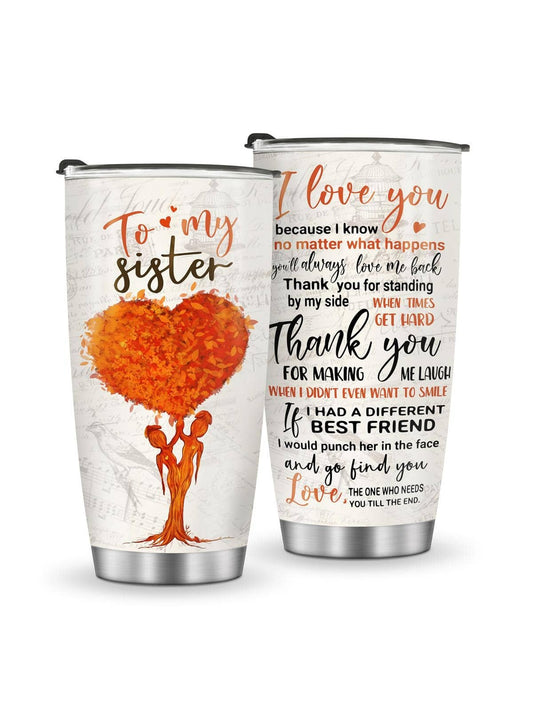 This <a href="https://canaryhouze.com/collections/tumblers" target="_blank" rel="noopener">tumbler</a> is the perfect gift for sisters and best friends, featuring a design that celebrates sisterhood and friendship. The stainless steel construction keeps drinks hot or cold for hours, while the spill-proof lid makes it great for on-the-go. Show your love for your sister or best friend with this thoughtful and practical gift.