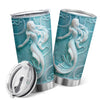 This 20oz Mermaid Tumbler Cup is an ideal gift for the special woman in your life. Constructed with double-insulated stainless steel, it's perfect for keeping drinks cool or hot on the go. The sleek design features the beautiful mermaid graphic, making it the perfect present for birthdays and Valentine's Day.