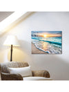 Wave of Sunset: Nordic Style Canvas Poster for Home Decoration