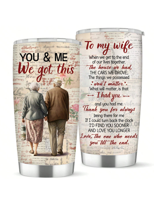 The Romantic 20oz <a href="https://canaryhouze.com/collections/tumblers" target="_blank" rel="noopener">Tumbler</a> is the perfect gift for your wife's birthday, anniversary, Christmas, or Valentine's Day. Its thoughtful design and high-quality materials make it a perfect way to show your love and appreciation. Keep drinks at the perfect temperature with this romantic tumbler.