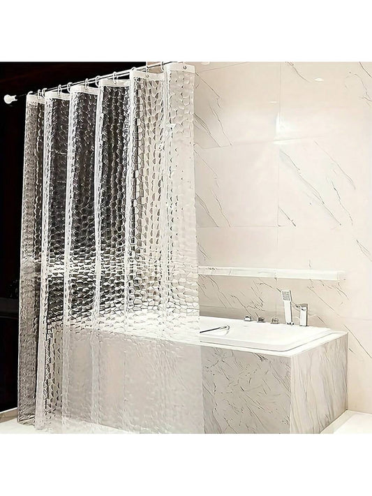 Upgrade your shower experience with our Chic and Water-Resistant Eva Water Cube <a href="https://canaryhouze.com/collections/shower-curtain" target="_blank" rel="noopener">Shower Curtain</a>. Its clear design adds a touch of elegance, while the chemical-free lining ensures a healthier and eco-friendly environment. Enjoy a worry-free and stylish shower with this must-have addition to your bathroom decor.
