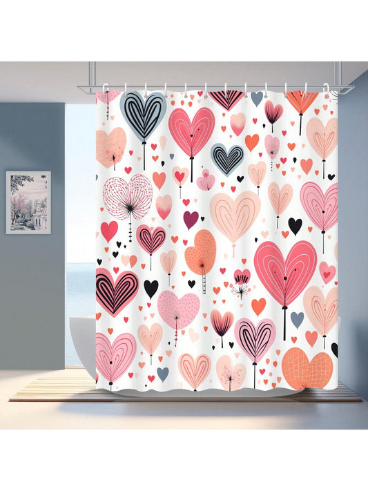 Elevate your bathroom décor with the Love is in the Air Valentine's Day <a href="https://canaryhouze.com/collections/shower-curtain" target="_blank" rel="noopener">Shower Curtain</a>. Made with a heart-shaped design, this shower curtain adds a romantic touch to your daily routine. Crafted with high-quality materials, it is durable and easy to maintain. Perfect for creating a cozy and intimate atmosphere.