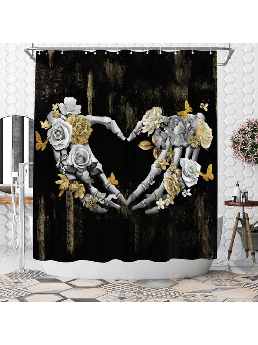 Transform your bathroom into a stylish and functional space with our Skull Love <a href="https://canaryhouze.com/collections/shower-curtain" target="_blank" rel="noopener">Shower Curtain</a>. Made with waterproof and anti-mold technology, this set not only adds a touch of edgy decor but also ensures a clean and hygienic bathroom experience. Perfect for skull lovers and those looking for a durable and practical bathroom decor solution.