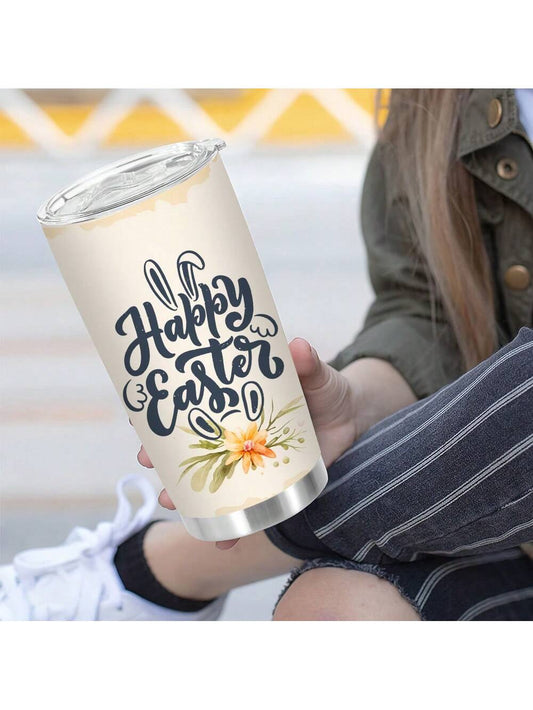 This Easter, enjoy your favorite drinks on-the-go with our stainless steel insulated <a href="https://canaryhouze.com/collections/tumblers" target="_blank" rel="noopener">tumbler</a> featuring a charming rabbit and flower watercolor illustration. Keep your drinks colder or warmer for longer, while showing off your festive spirit. The perfect gift for friends and loved ones during this holiday season.