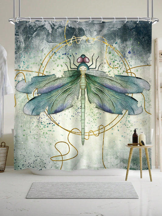 Transform your bathroom into a whimsical oasis with our Vintage Dragonfly Watercolor <a href="https://canaryhouze.com/collections/shower-curtain" target="_blank" rel="noopener">Shower Curtain</a> Set. Made with waterproof material and including plastic hooks, this set adds a touch of beauty and functionality to your bathroom decor. Let the peaceful beauty of nature inspire you every time you step into your shower.