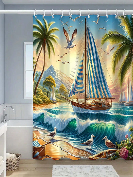 Unlock the beauty of the ocean with our Underwater Beauty <a href="https://canaryhouze.com/collections/shower-curtain" target="_blank" rel="noopener">Shower Curtain</a>! Let your imagination run wild as you get hooked on the variety of oceanic creatures featured on this stunning curtain. Made with high-quality materials, transform your bathroom into an underwater oasis and indulge in the calming and serene ambiance of the sea.