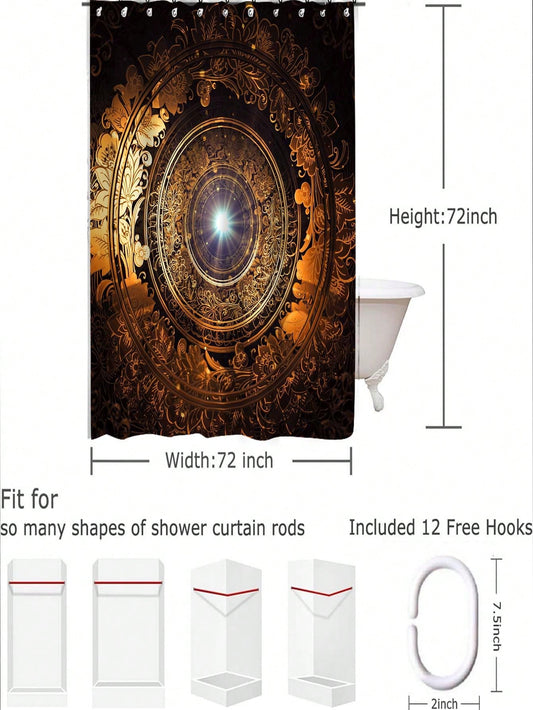 Totem Vibes Shower Curtain Set - Bathroom Decoration Essential