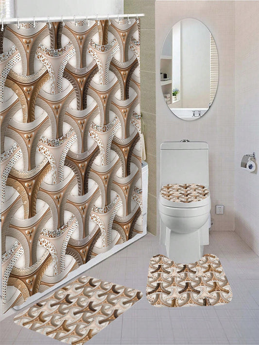 Transform your bathroom into an oasis with our Complete Bathroom Makeover set. Our waterproof <a href="https://canaryhouze.com/collections/shower-curtain" target="_blank" rel="noopener">shower curtain</a> will keep your floors dry and add a touch of style, while the matching toilet covers, bath mats, and rug provide comfort and functionality. Elevate your bathroom with our stylish and practical Bathroom Accessories Collection.