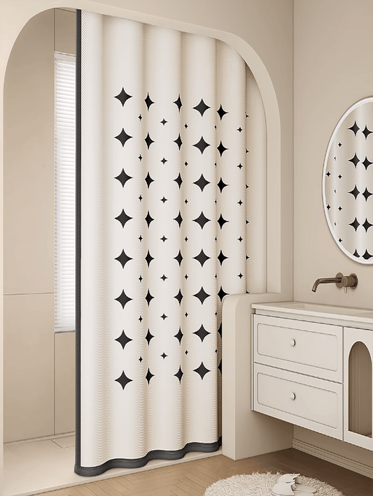 Transform any outdoor or kitchen space into a stylish oasis with our Chic Minimalist Geometric <a href="https://canaryhouze.com/collections/shower-curtain" target="_blank" rel="noopener">Shower Curtain</a>. Made from durable and waterproof material, this curtain adds a touch of elegance while creating separation and privacy. Enjoy the benefits of a unique and functional addition to your home