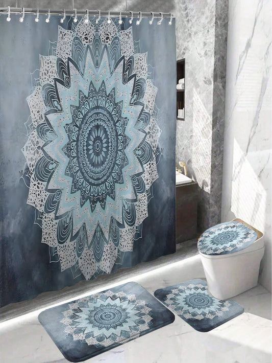 Introduce a touch of classic elegance to your bathroom with our Vintage Floral Printed Bathroom Set. This set includes a <a href="https://canaryhouze.com/collections/shower-curtain" target="_blank" rel="noopener">shower curtain</a>, bath mat, and waterproof window curtain, all featuring a beautiful vintage floral print. Enhance your home decor and create a charming, cohesive look in your bathroom.