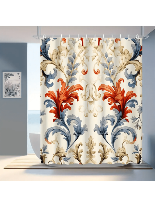 Add a touch of elegance to your bathroom decor with our Baroque style leaf printed <a href="https://canaryhouze.com/collections/shower-curtain" target="_blank" rel="noopener">shower curtain</a>. The intricate design, inspired by the Baroque era, adds a stylish and sophisticated look to any bathroom. Made with high-quality materials, this curtain is both functional and visually appealing.