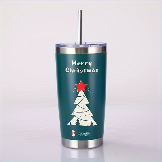 This 20oz insulated stainless steel Merry Christmas tumbler will keep your beverages cold or hot for hours, making it ideal for traveling year-round. It is a great heartwarming Christmas gift that will be enjoyed for years to come.