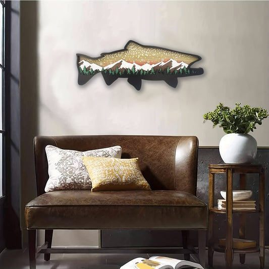 This Wooden Art Salmon Shape Craft is the perfect choice for a creative and festive Christmas gift. Ideal for home wall decoration, this craft is made from high-quality wood for a durable and long-lasting design. Its intricate details bring a touch of style to any home.
