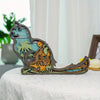 Exquisite Doll Cat 3D Wooden Carving: Perfect for Home Decoration, Holiday Gifting, and Artful Night Lighting!