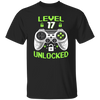 17 Years Old Birthday, Level 17 Unlocked, Video Games, Gamer Style Gift