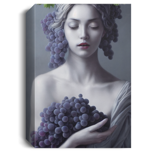 Beautiful Portrait Of Grapes Queen Grape Art, Love Grape Gift, Mystery Love Gift