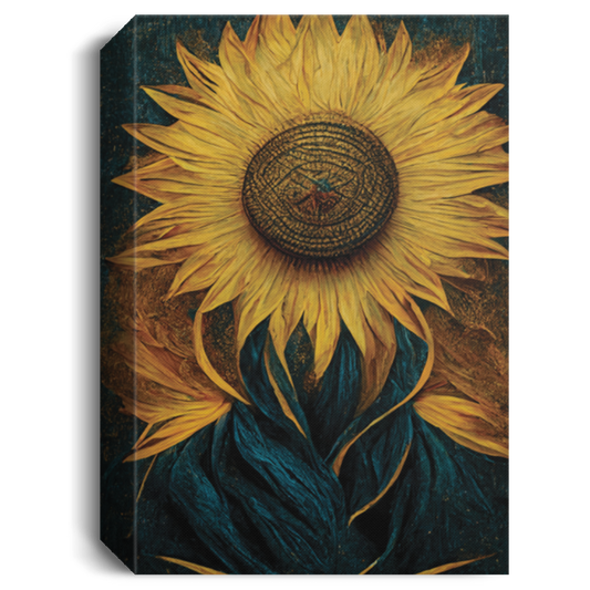 The Sun Tarot Card, Sunflower, Hyper Realistic, In The Style Of Vincent Van Gogh Picture
