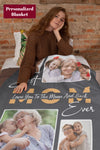 Personalized Photos Blanket, Custom Picture Blankets Gift, Gift For Mom BL23