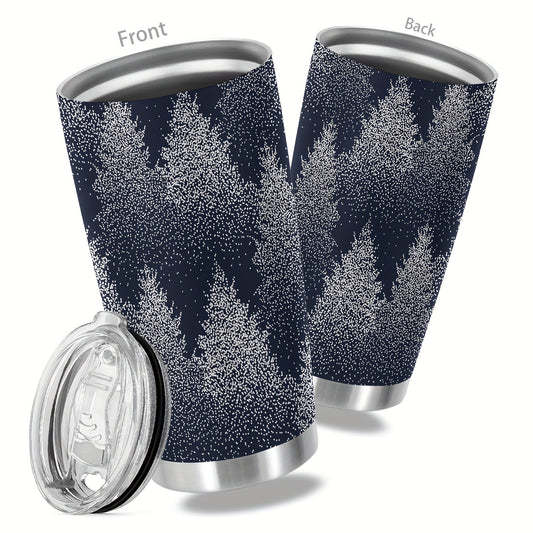 This stylish 20oz stainless steel festive tumbler is the perfect Christmas gift for the special loved one in your life! It features vacuum insulation to keep drinks hot or cold for hours and a sweat-proof design to avoid messes. Treat your favorite person to a special holiday surprise!