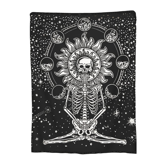 This unique Boho Skeleton Blanket is a perfect Christmas gift for teenagers. Made with thick, soft, luxury fabric, it is perfect for keeping warm in bed, on the sofa, or on a picnic. The cozy blanket offers an eye-catching, boho-style design that is sure to be a hit!
