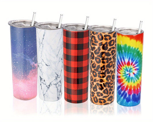 This 20oz stainless steel tumbler is perfect for your daily beverage needs. It is double-walled, keeping your drink hot or cold for hours, and includes a leak-proof lid and straw. Perfect for both men and women, this tumbler is the ultimate beverage companion.