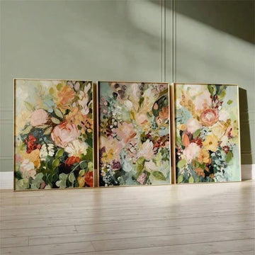 Boho Floral Canvas Art: Beauty, Personality and Healing