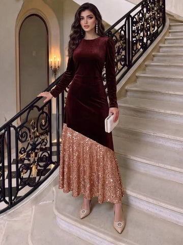 Christmas Party Glam: Red, Burgundy, Emerald &amp; Velvet Dresses to Stun in December