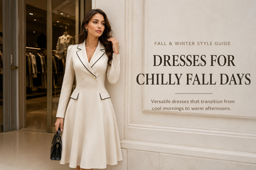 How to Dress for Chilly Fall Days: Dresses That Transition Into Winter
