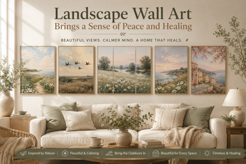 Why Landscape Wall Art Brings a Sense of Peace and Healing Into Your Home