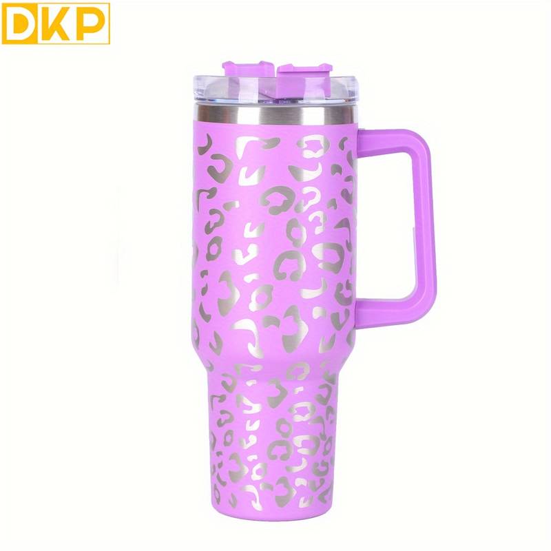The Leopard Tumbler 40oz is the perfect choice for any outdoor adventure. This portable car tumbler is leakproof and offers 40oz of capacity, allowing you to stay hydrated during long trips. Its perfect for camping, traveling, and other outdoor activities.